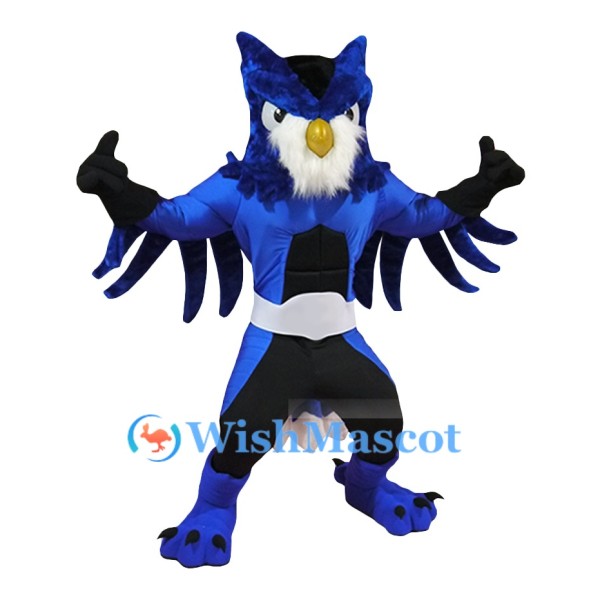 Power Blue Owl Mascot Costume