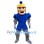 Soft ‌Blue Knight Mascot Costume