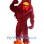Red Rooster Mascot Costume