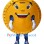 ‌Happy Golden Coin Mascot Costume
