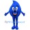 Blue Water Drop Mascot Costume