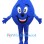 Blue Water Drop Mascot Costume