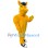 Bright Yellow Horse Mascot Costume