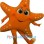 Happy Starfish Mascot Costume