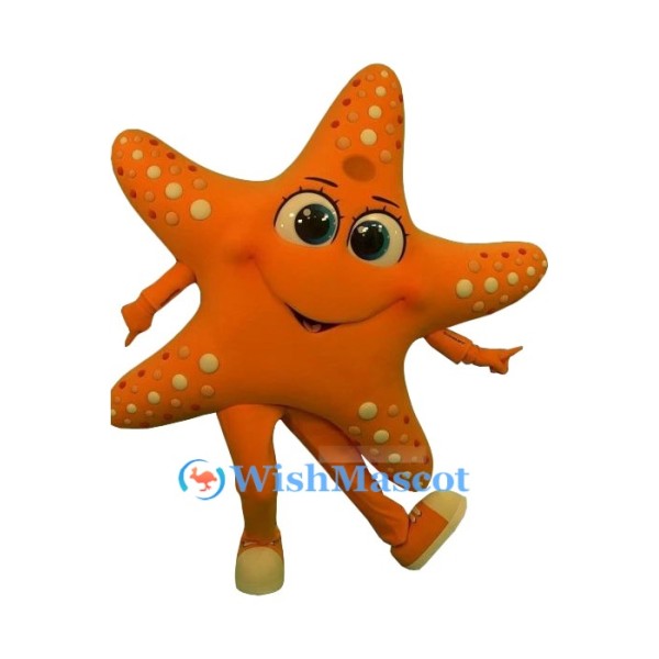Happy Starfish Mascot Costume