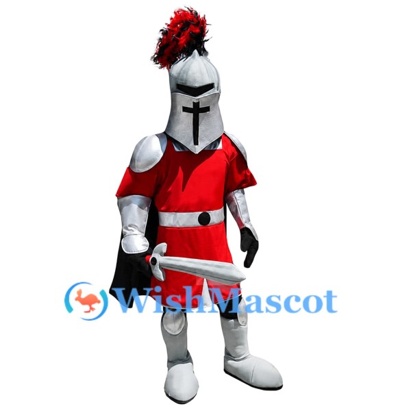 Medieval Knight Mascot Costume