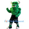‌Powerful Green Bull Mascot Costume