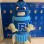 School Blue ‌Rocket Mascot Costume