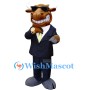 Cool Business Bull Mascot Costume