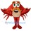 Lucky Red Crab Mascot Costume