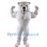Muscular Polar Bear Mascot Costume