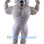Muscular Polar Bear Mascot Costume