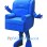 Blue Armchair Mascot Costume
