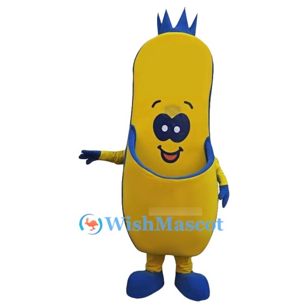 Yellow Slipper Mascot Costume