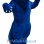 Fierce Blue Wolf Mascot Costume