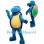 Blue Turtle Mascot Costume