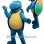 Blue Turtle Mascot Costume