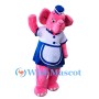 Beautiful Pink Elephant Mascot Costume