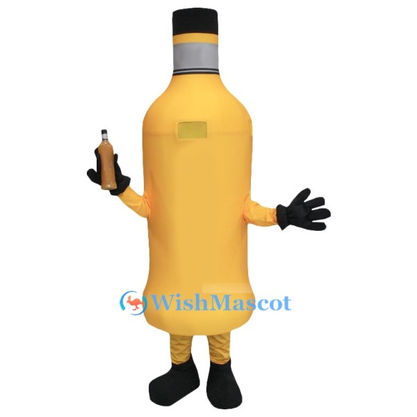 Yellow Bottle Mascot Costume
