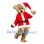 Teddy Bear Christmas Mascot Costume