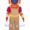 Retro Diver Mascot Costume