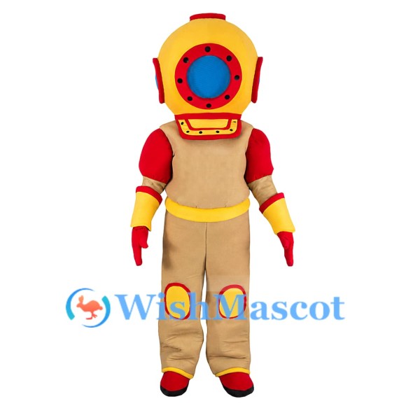Retro Diver Mascot Costume