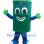 Green Trash Can Mascot Costume