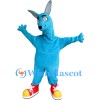 ‌Blue Kangaroo Mascot Costume