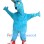 ‌Blue Kangaroo Mascot Costume