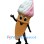 Ice Cream Cone Mascot Costume
