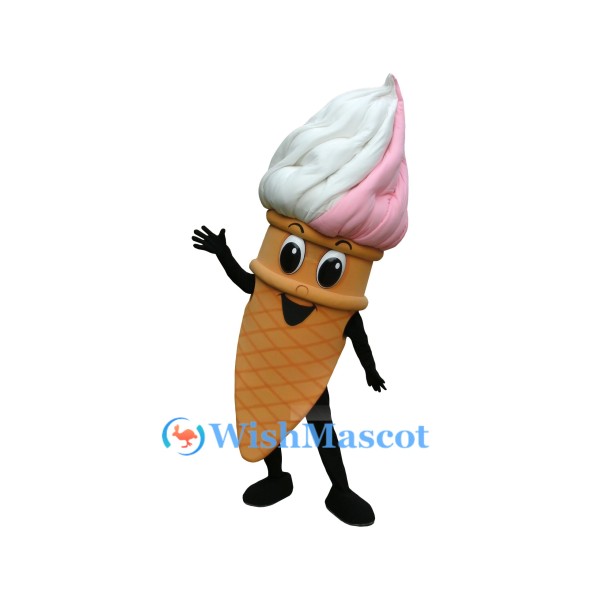 Ice Cream Cone Mascot Costume