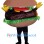 ‌Hamburger Mascot Costume