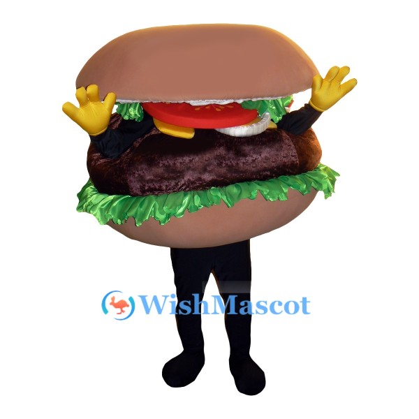 ‌Hamburger Mascot Costume