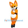 Sunny Orange Fox Mascot Costume