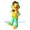 Happy Parrot Mascot Costume