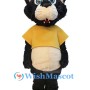 Black and White Cat Mascot Costume