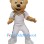 Sporty Teddy Bear Mascot Costume