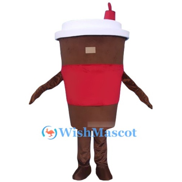 Coffee Cup Mascot Costume