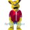Bright Yellow Kangaroo Mascot Costume