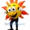 Happy Sun Mascot Costume