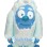 Cute Blue Yeti Mascot Costume