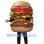 Multilayered ‌Hamburger Mascot Costume