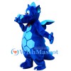 ‌Cute Blue Dragon Mascot Costume