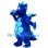 ‌Cute Blue Dragon Mascot Costume