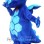 ‌Cute Blue Dragon Mascot Costume