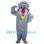 ‌Fierce Gray Baboon Mascot Costume