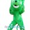 Cool Green Lion Mascot Costume