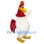 Furry Rooster Mascot Costume