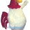 Furry Rooster Mascot Costume
