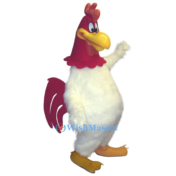 Furry Rooster Mascot Costume
